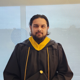 Tristan Persaud at graduation